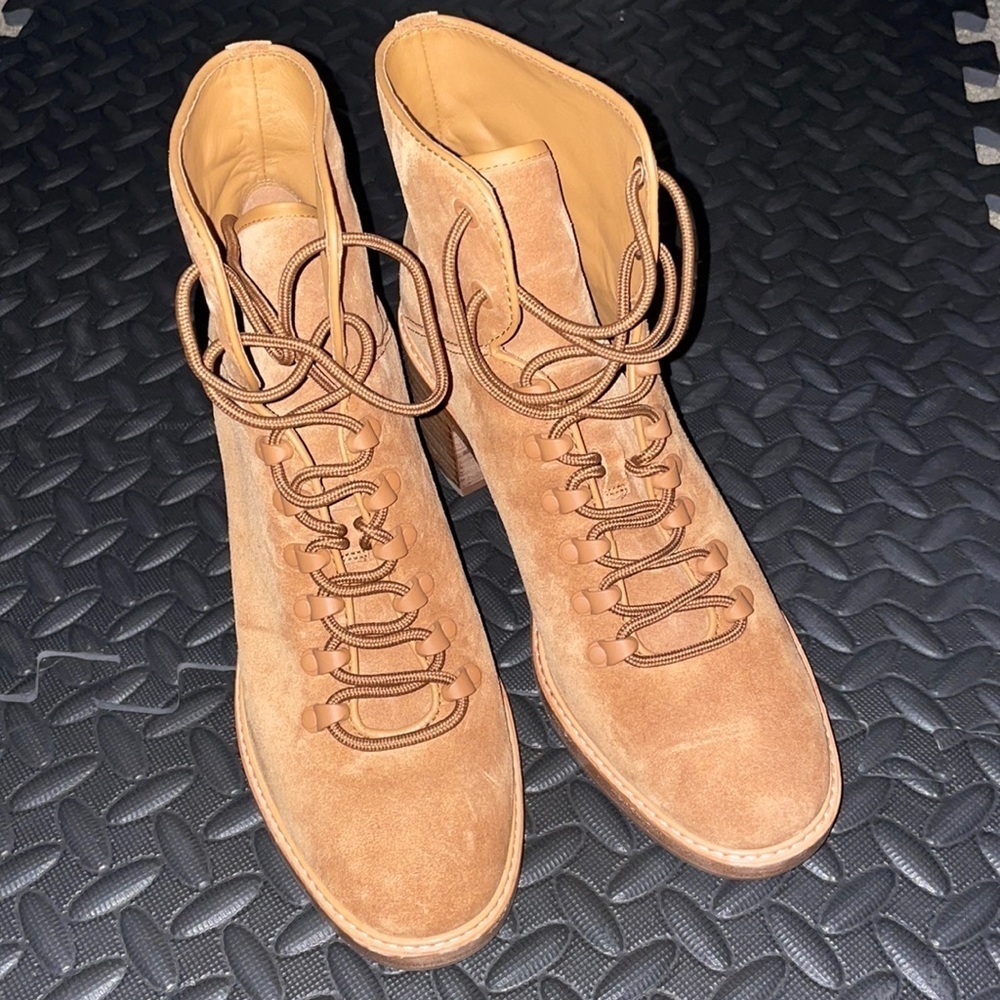 NEW Vince Falco Suede Lace Up Boots size - 8M - Picture 3 of 8